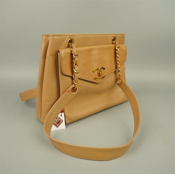 Túi Chanel tote màu nude (3393746) sz31 KG+