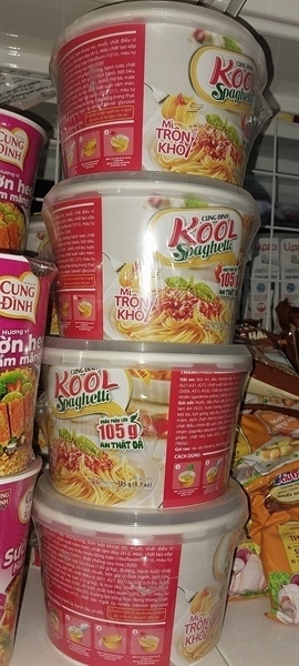 Tô mì khoai Tây Cung Đình Kool sốt spaghetti Hương vị thịt bò bằm và cà chua