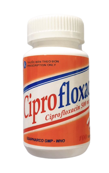 Ciprofloxacin 500mg quảng bình (c/100v)