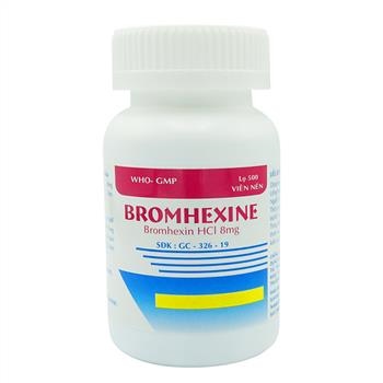 Bromhexin 8mg thành nam (c/500v)
