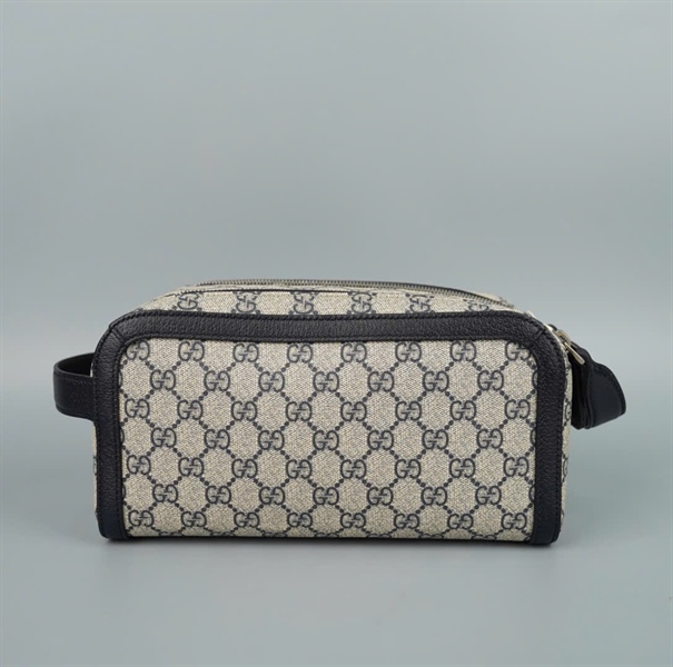 Túi GG màu xám viền đen sz26 (BQ) KG+