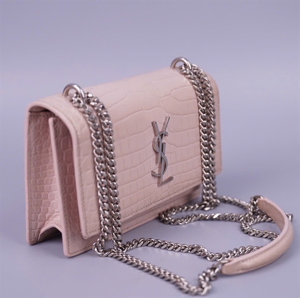 Túi YSL da cá sấu màu nude (BRS4521570917) sz17 (BQ) KG+