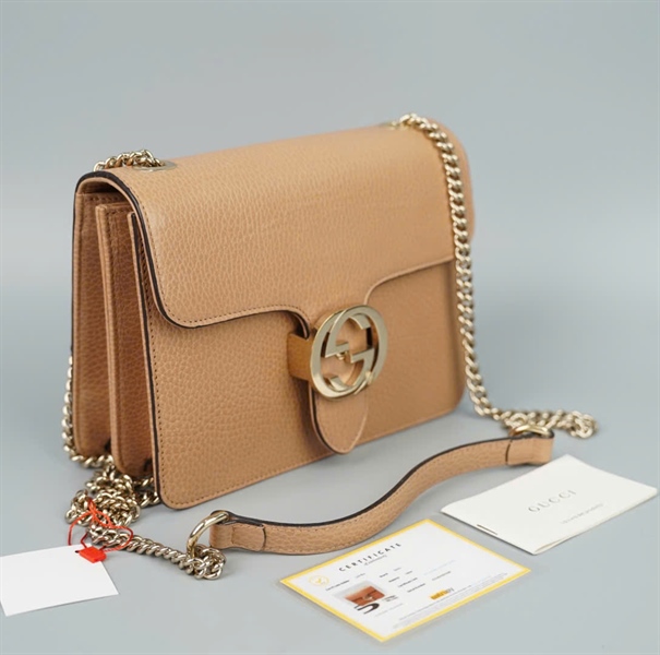Túi GG màu nude (510304001998) sz19 (BQ) KG+