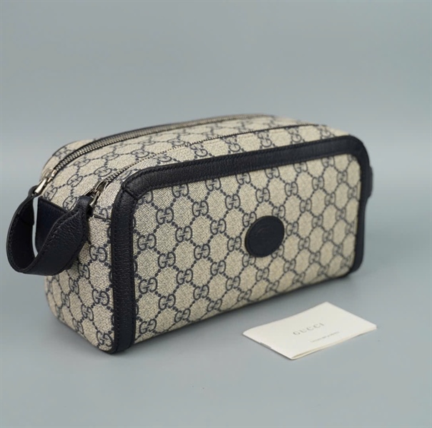 Túi GG màu xám viền đen sz26 (BQ) KG+