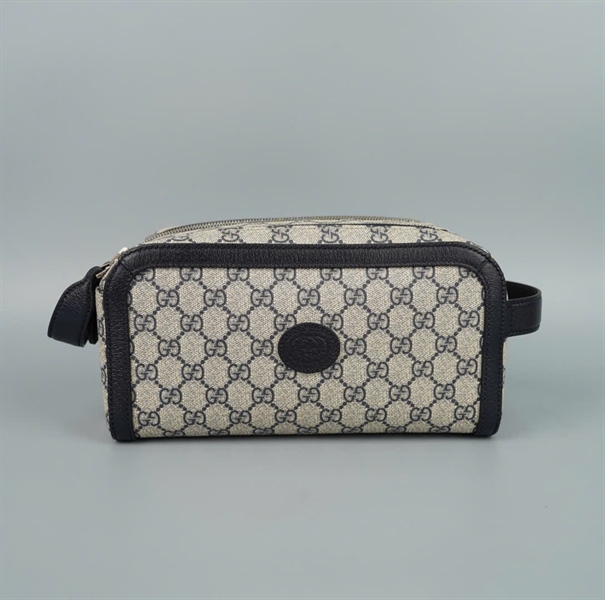 Túi GG màu xám viền đen sz26 (BQ) KG+