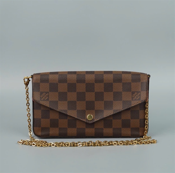 Túi LV Felicie ô vuông sz21 (BQ) KG+