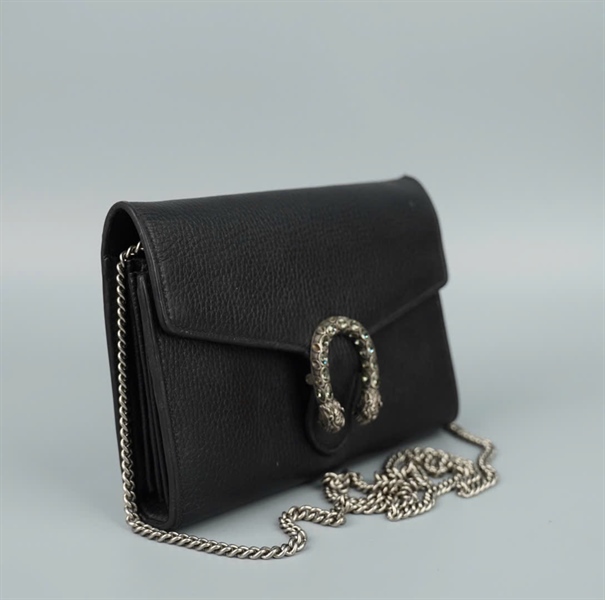 Túi GG Dionysus màu đen sz20 (BQ) KG+