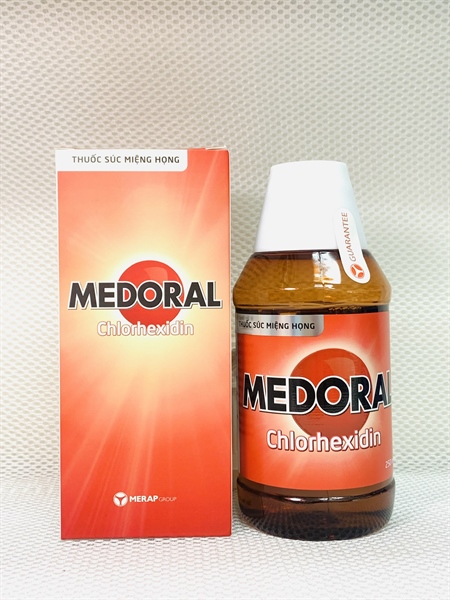 MEDORAL MERAP Súc miệng sát khuẩn chai 250ml