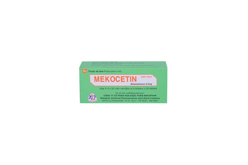 Mekocetin betamethason 0.5mg mekophar (h/100v)