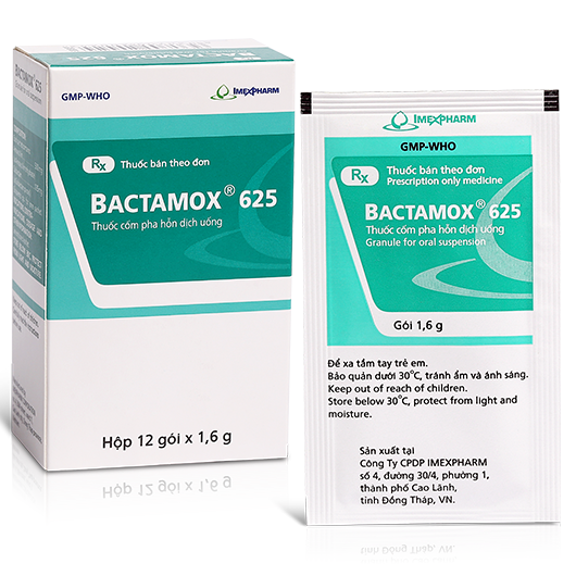 Bactamox 625 imexpharm (h/12g/1.6gr)