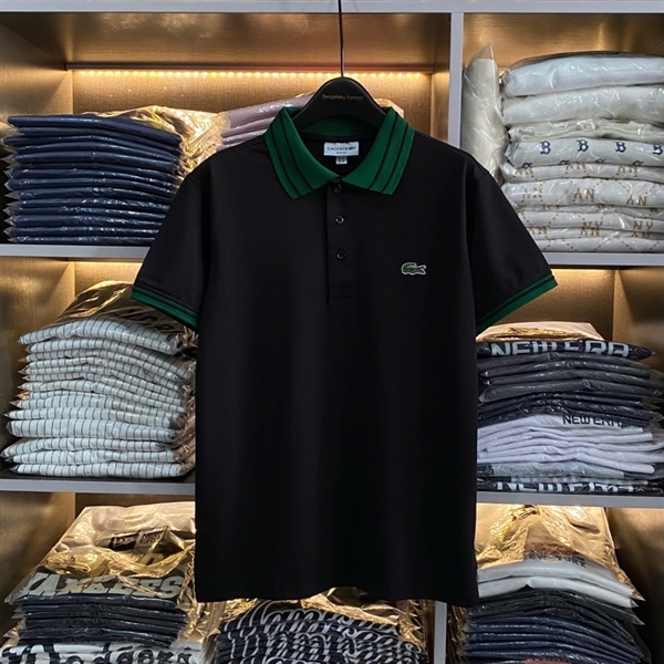 PL LACOSTE THUN LẠNH CO GIÃN 4C - ĐEN