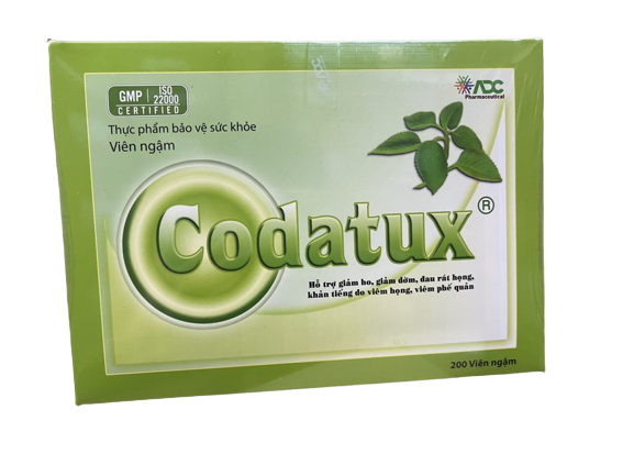Kẹo ngậm codatux adc (h/200v)