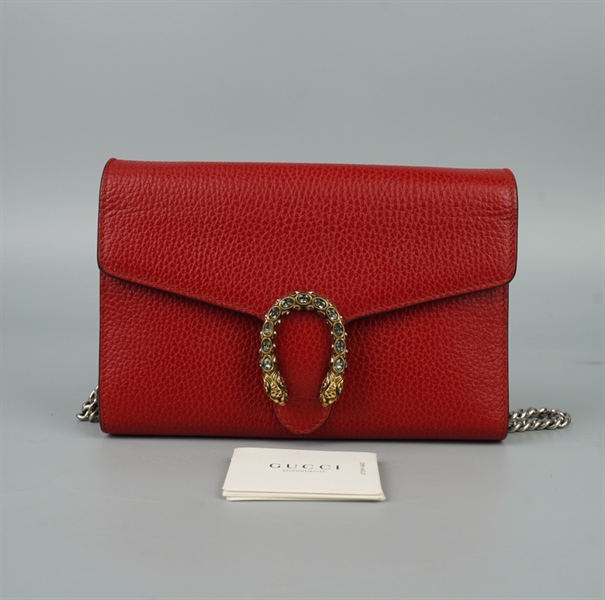 Túi GG Dionysus đỏ (40123109059) sz20 KG+