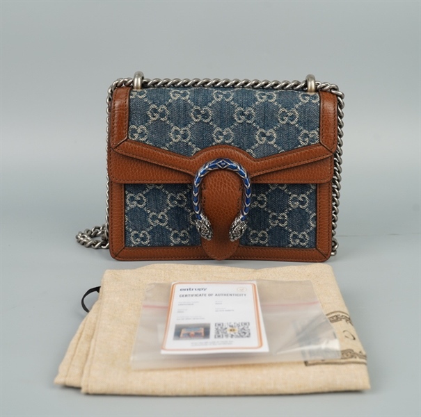 Túi GG Dionysus xanh jean (421970498879) sz20 KG+