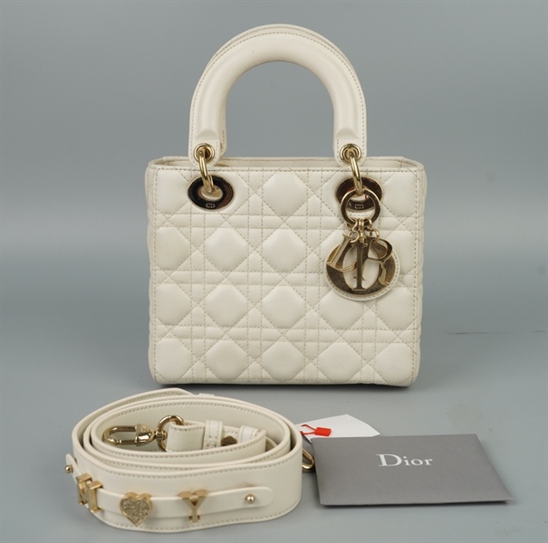 Túi Dior lady trắng (88-MA-0272) szS KG+