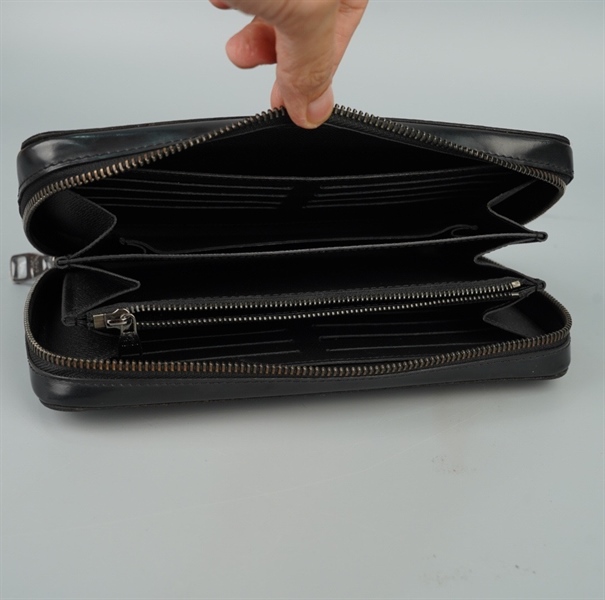 Túi LV Clutch hoa đen sz22 (Manly) KG+