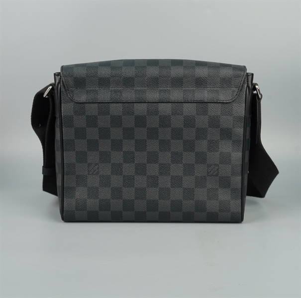 Túi LV đeo chéo ô vuông đen in hình (CA3197) sz25 (Manly) KG+