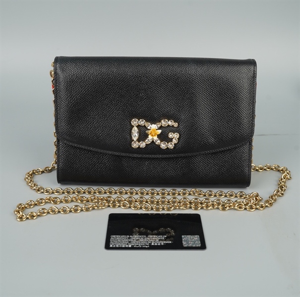 Túi D&G màu đen sz20 KG+