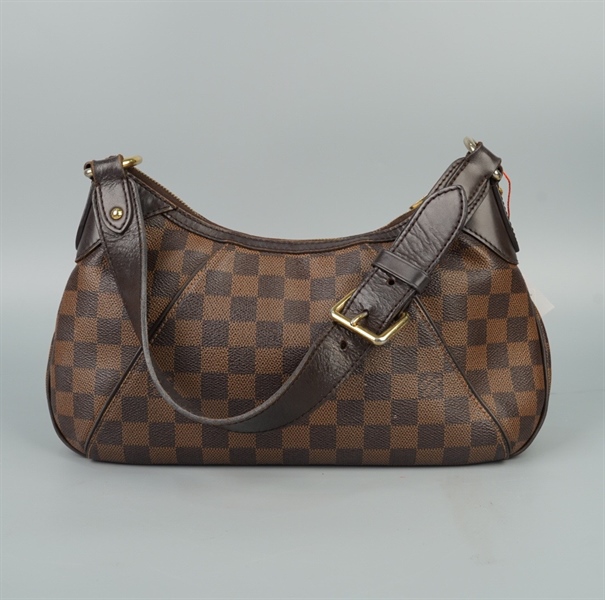 Túi LV kẹp nách ô vuông nâu tag vàng sz31 KG+