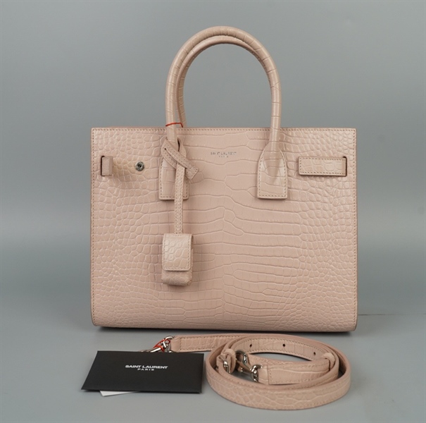 Túi YSL nude da cá sấu kèm ổ+ chìa (631017) sz26 (LN) KG+