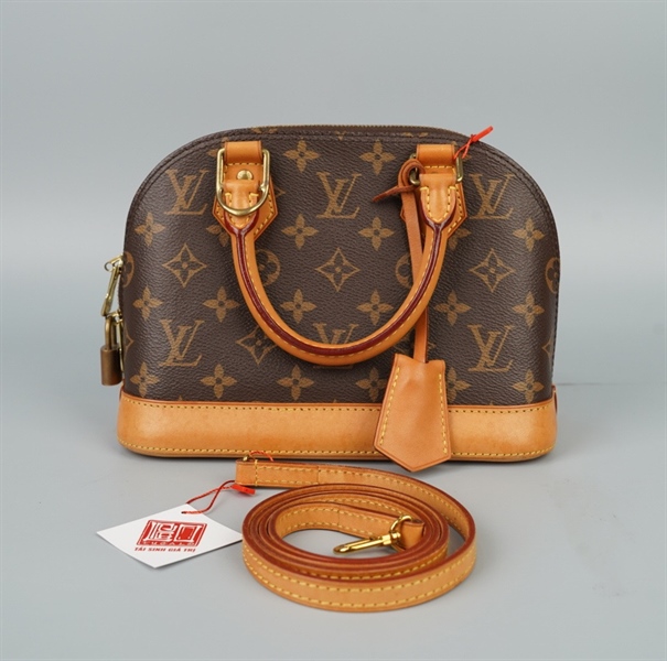 Túi LV Alma hoa nâu kèm ổ+ chìa (AA1167) sz24 (LN) KG+