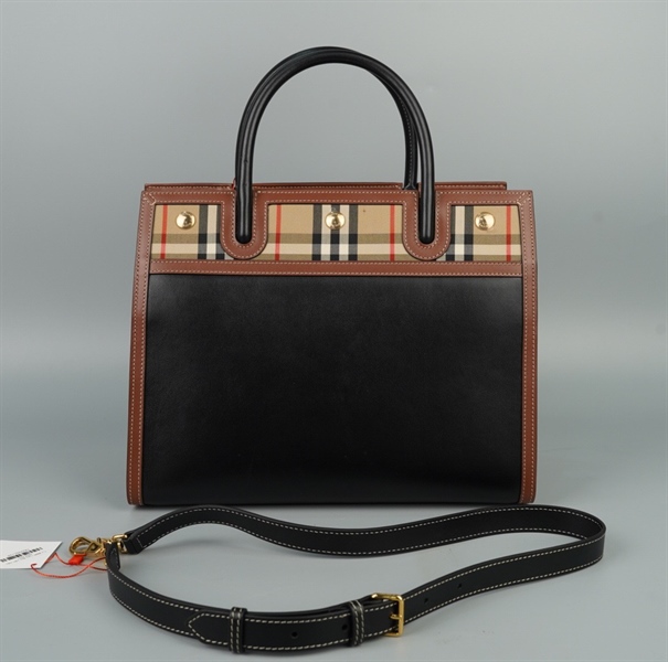 Túi BBR màu đen viền nâu sz32 KG+