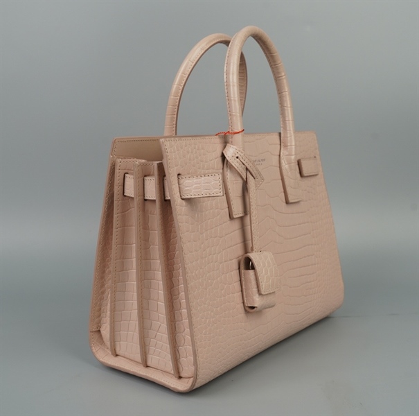 Túi YSL nude da cá sấu kèm ổ+ chìa (631017) sz26 (LN) KG+