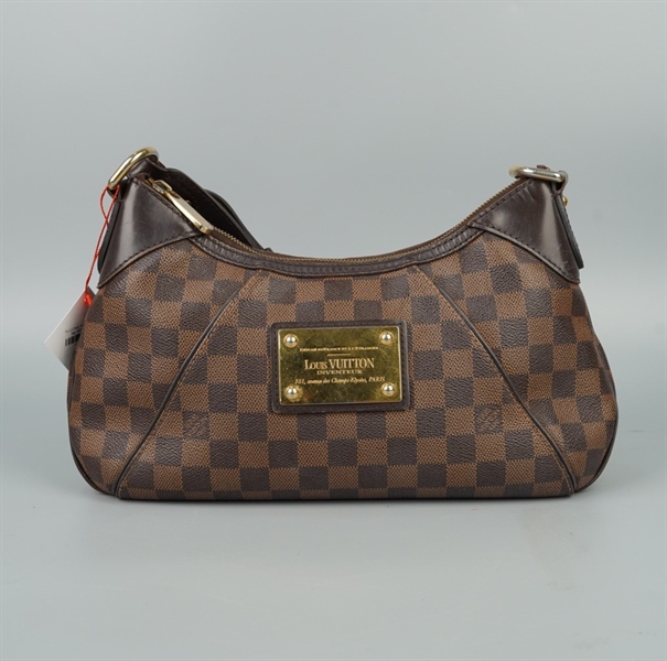 Túi LV kẹp nách ô vuông nâu tag vàng sz31 KG+