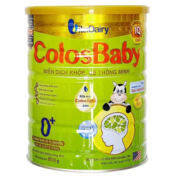 Sữa bột Colosbaby IQ Gold 0+ 800g