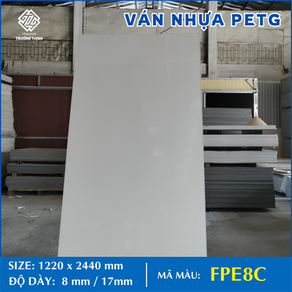 FOAM PHỦ PETG - MÀU FPE8C (BE) - 17MM - CỐT TRẮNG