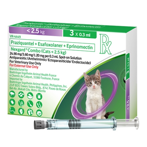 NEXGARD COMBO for CAT 0.3ML (<2.5KG)
