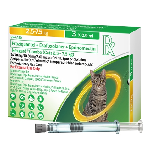 NEXGARD COMBO for CAT 0.9ML (2.5-7.5KG)