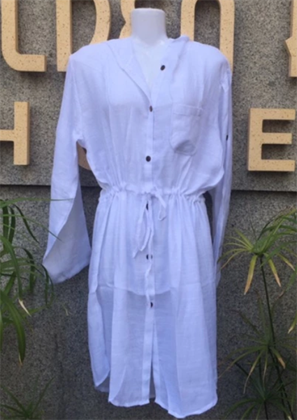 Áo Xô Khoác có mũ rút eo đi biển cho nữ