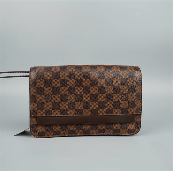 Túi LV Clutch ô vuông nâu đậm (LT)KG+