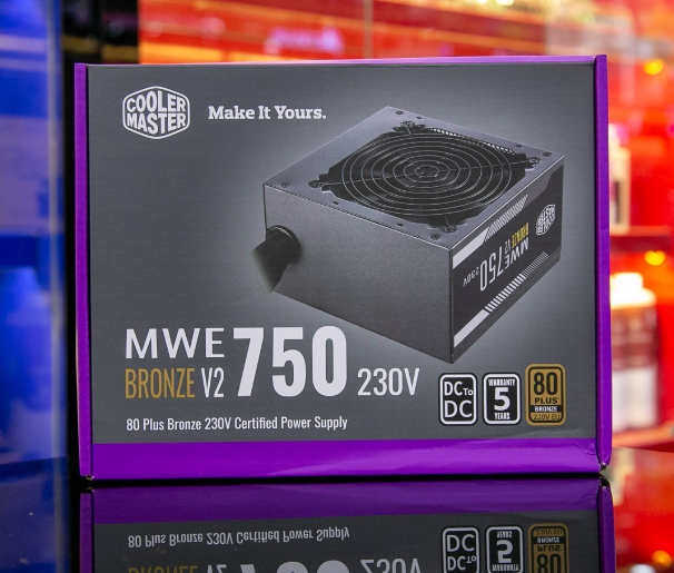 NGUỒN COOLER MASTER MWE 750W BRONZE V3 230V 80 PLUS (CHƯA PHÍ DV)