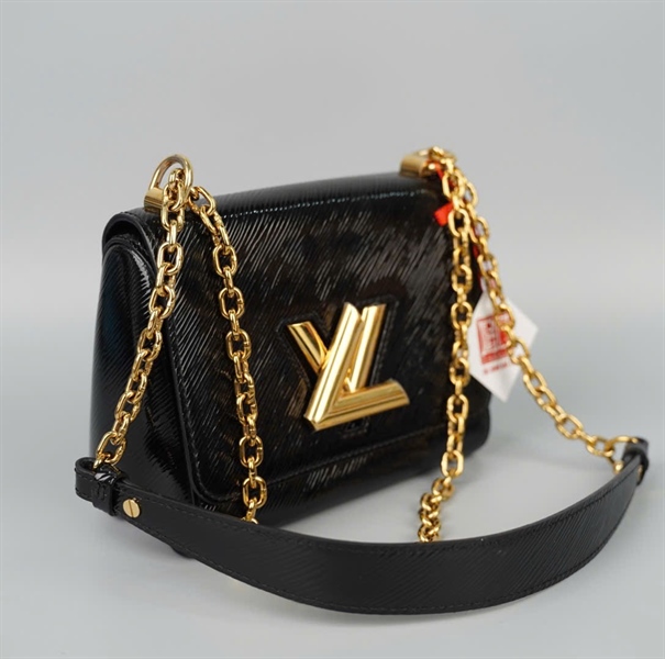 Túi LV Twist đen kèm gương (SR0128) sz18 KG+