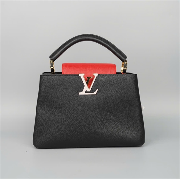Túi LV Capu đen nắp đỏ (FX5200) sz26 +