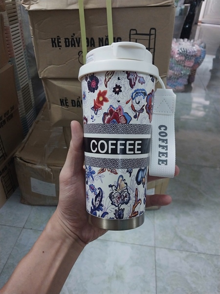 Ly giữ nhiệt Hoa 520ml