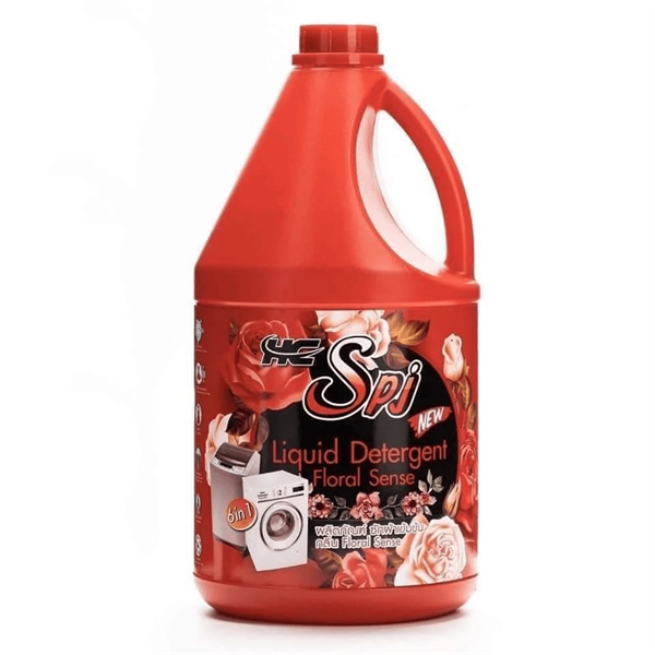 Nước giặt xả vải HNước giặt xả vải HC SPJ Red Bloom Laundry Detergent dung tích 3500ml 4 can/ thùngC SPJ Red Bloom Laundry Detergent dung tích 3500ml 4 can/ thùng