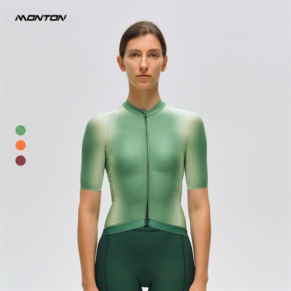 ÁO ĐẤU XE ĐẠP NGẮN TAY Jersey Spectrum - Spring Green - WOMEN CHÍNH HÃNG MONTON