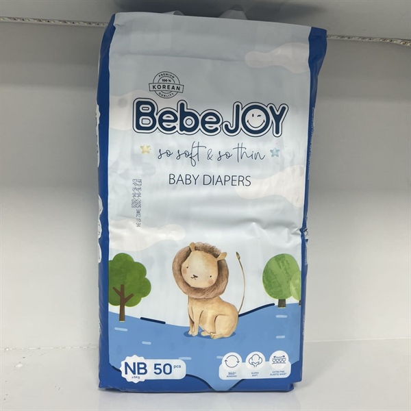 Bỉm Bebejoy Premium dán NB50 (=< 5kg) mới