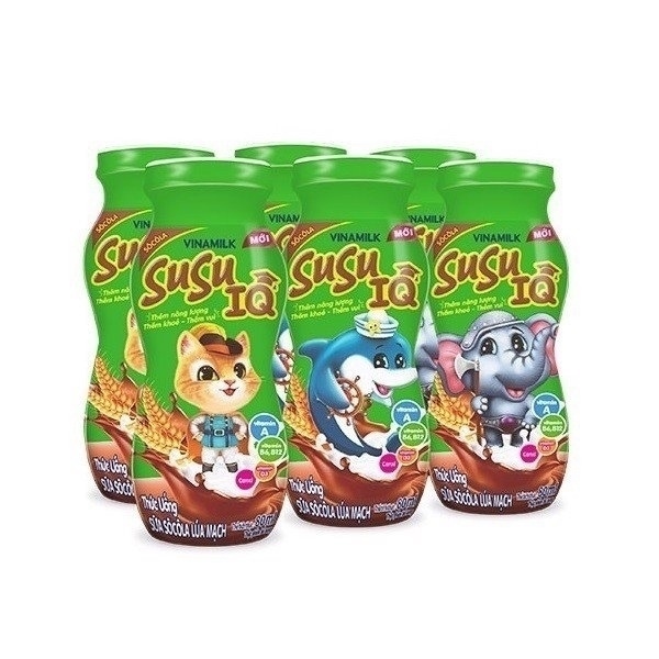 Sữa Lúa Mạch Vinamilk Susu hương socola chai 80ml
