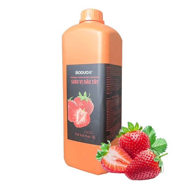 Syrup Boduo Dâu Tây 2L