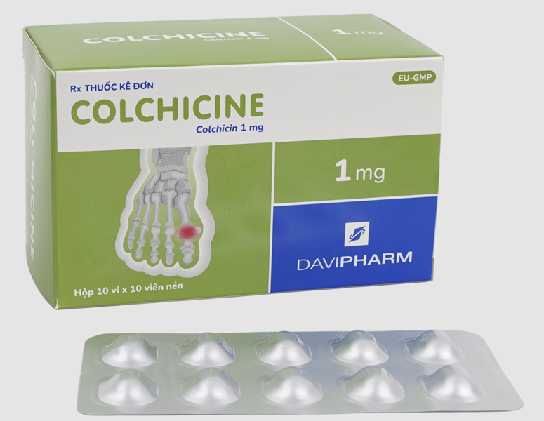 Colchicine 1mg Davipharm (H/100v)
