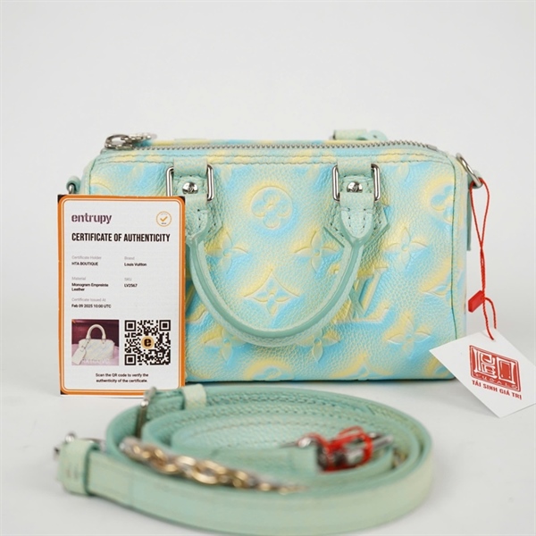 Tuid LV Speedy Nano xanh mint (LV2567) (PN) KG+