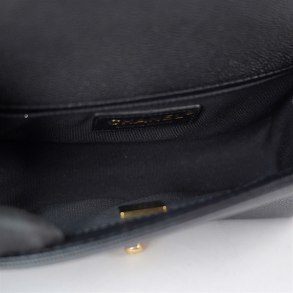 Túi Chanel Boy đen viền xích (X13661P7) sz20 KG+