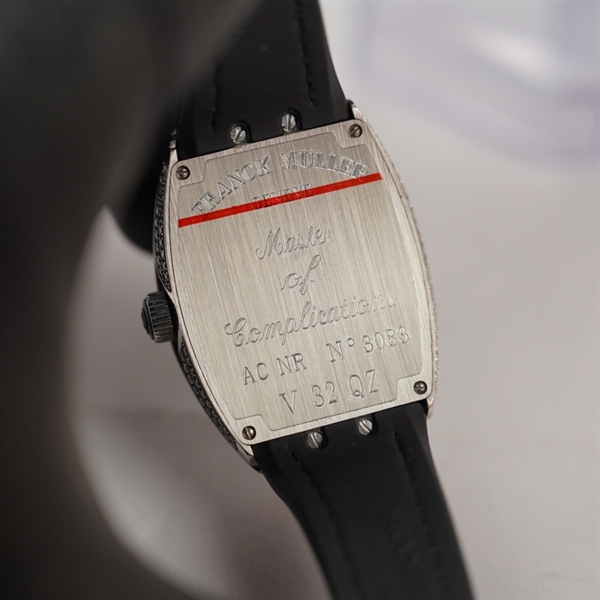Đồng hồ Franck Muller bạc đính kim cương No3083 (HC) KG+ 34x42mm
