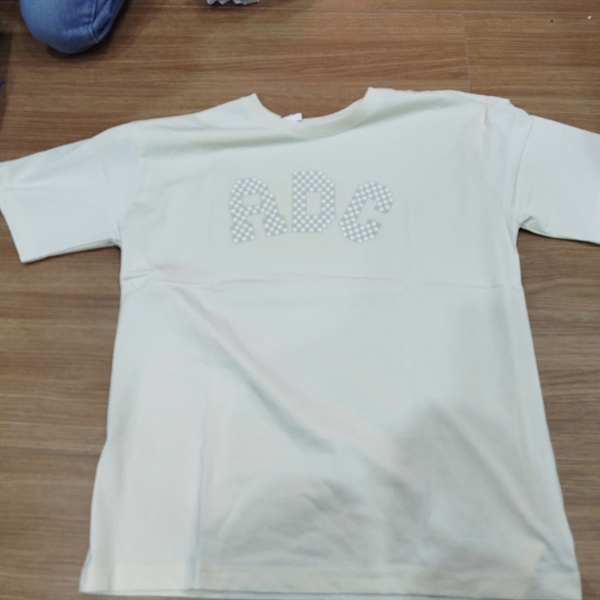 Áo thun vàng in chữ ADC XL KG+