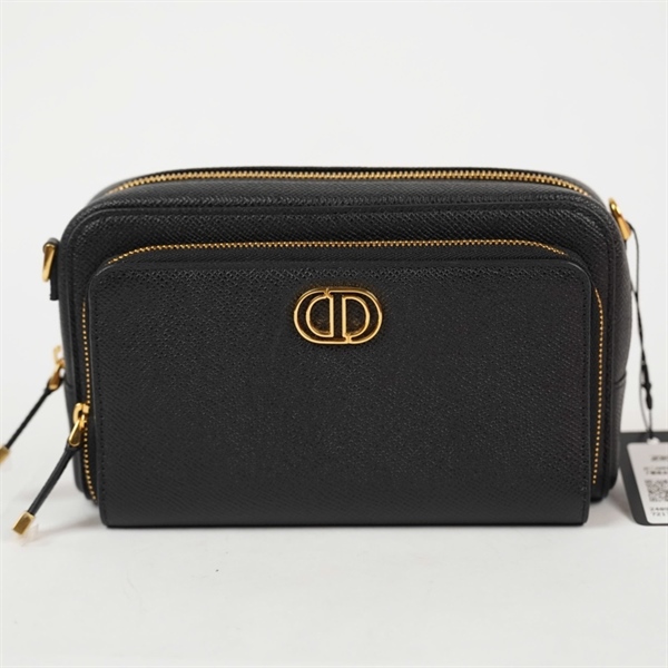 Túi Dior đeo chéo đen sz18 (PN) KG+