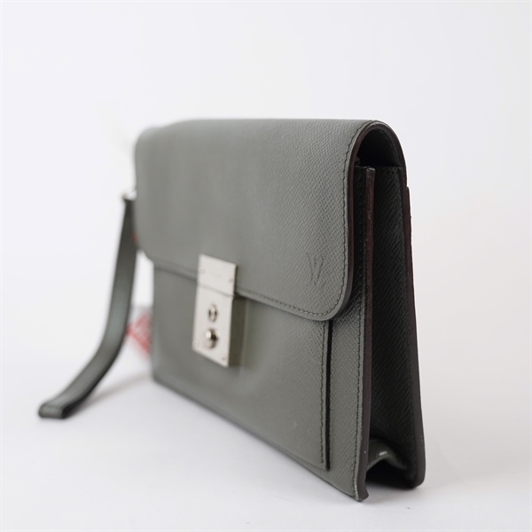 Túi LV Clutch xanh xám kèm chìa (RI0143) sz24 (LT) KG+